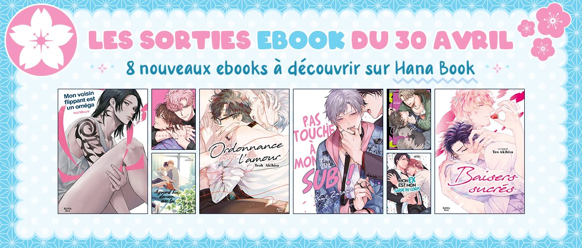Hana Book : 8 nouveaux ebooks disponibles