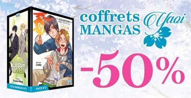 -50% sur encore de packs mangas Yaoi