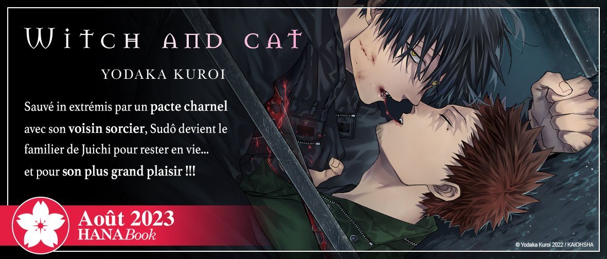 Nouveauté Hana Book Août : Witch and Cat