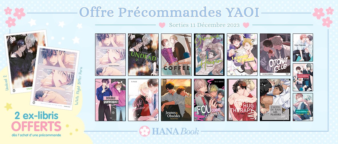 Offre Précommandes Hana : 2 ex-libris OFFERTS
