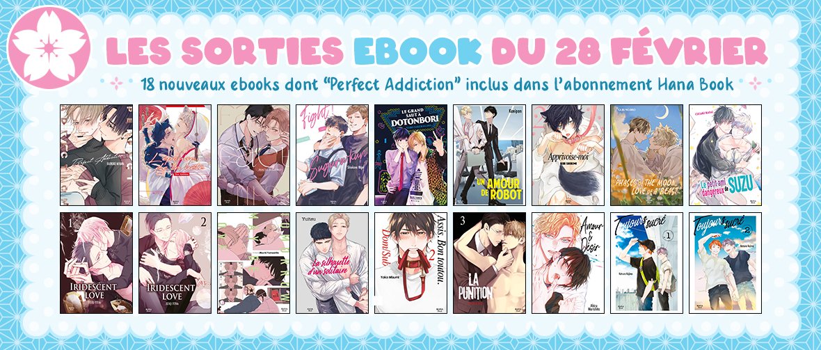Hana Book : 18 nouveaux ebooks disponibles