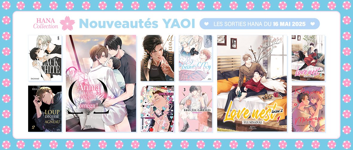 10 nouveaux yaois Hana Collection disponibles