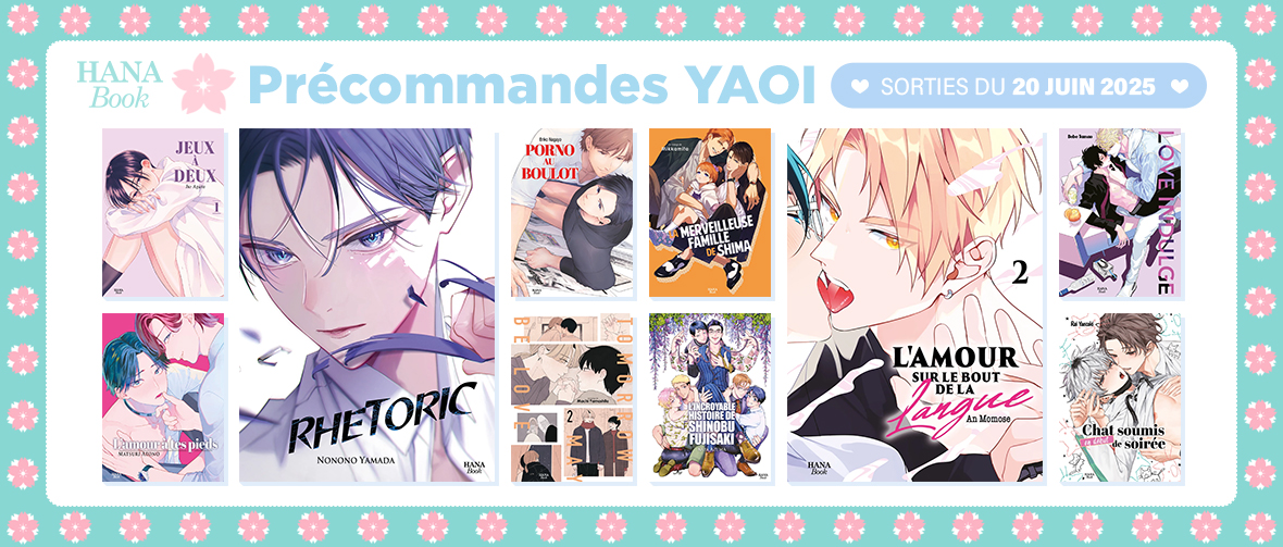 Précommandez les prochaines sorties Hana Book