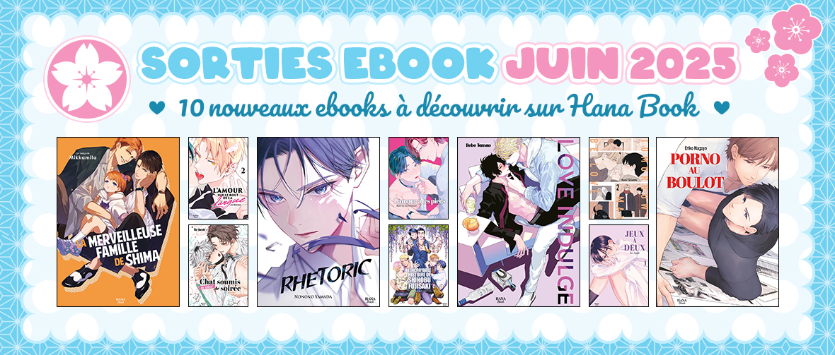 Hana Book JUIN : 10 nouveaux ebooks disponibles