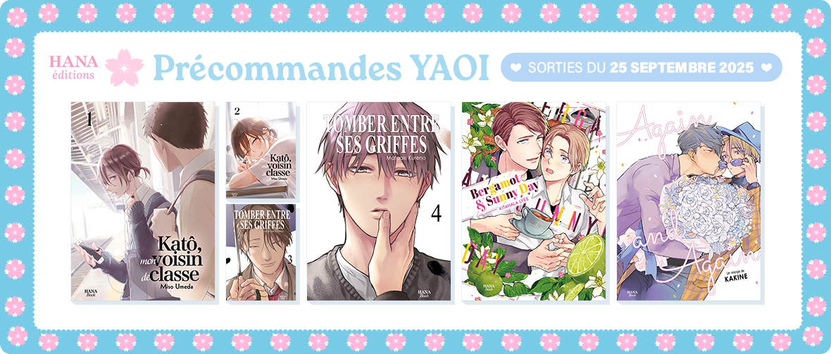 Précommandez les prochaines sorties Hana Book