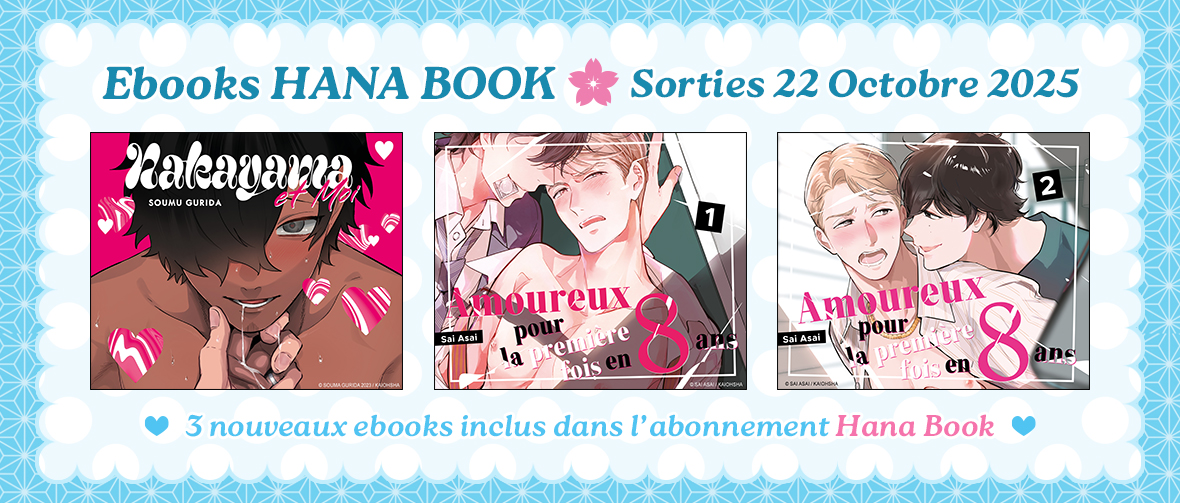 3 nouveaux ebooks disponibles sur Hana Book