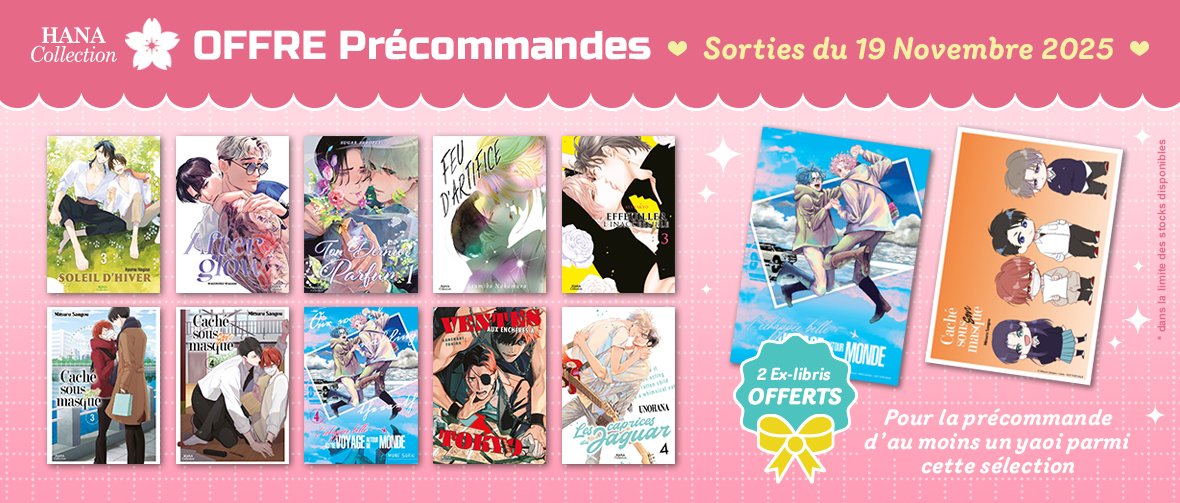 Offre Précommande Hana : 2 ex-libris OFFERTS