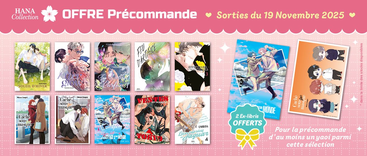 Offre Précommande Hana : 2 ex-libris OFFERTS