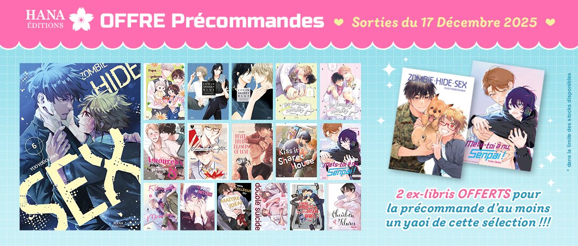 Offre Précommande Hana : 2 ex-libris OFFERTS