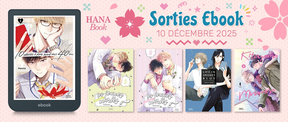 Hana Book : 5 nouveaux ebooks disponibles