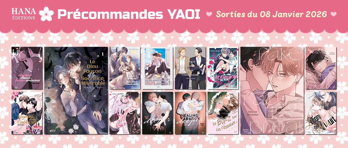 Précommandez les prochaines sorties Hana Editions
