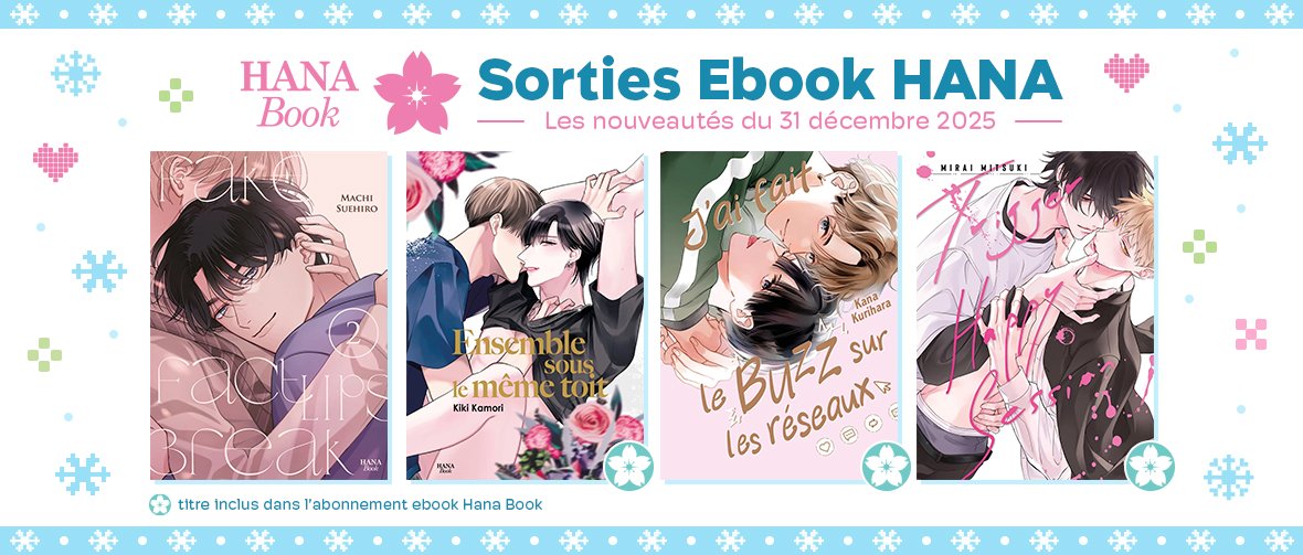 Hana Book : 4 nouveaux ebooks disponibles