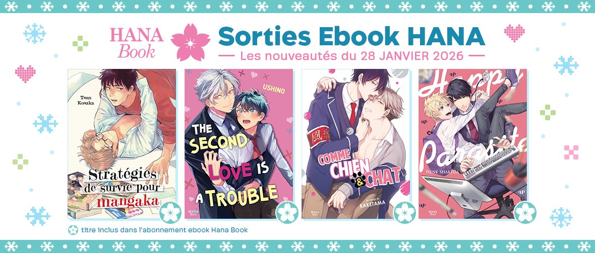 4 nouveaux ebooks disponibles sur Hana Book