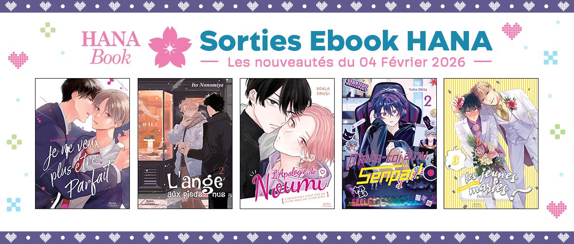 5 nouveaux ebooks disponibles sur Hana Book