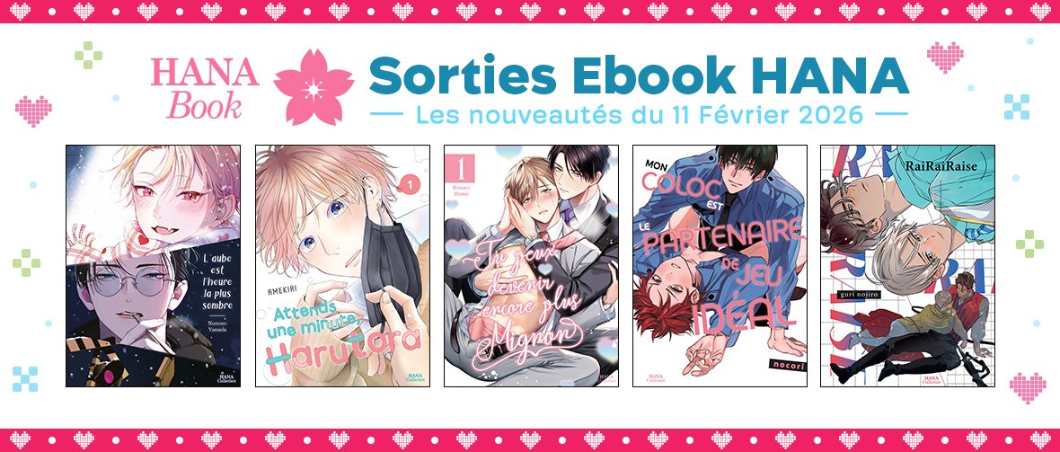 5 nouveaux ebooks disponibles sur Hana Book