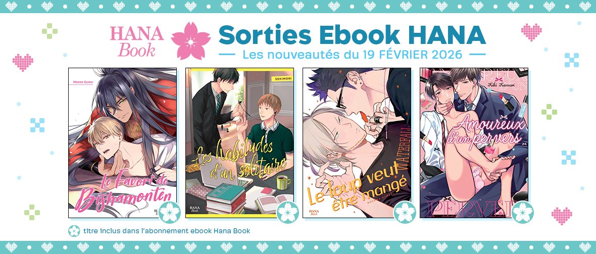 4 nouveaux ebooks disponibles sur Hana Book