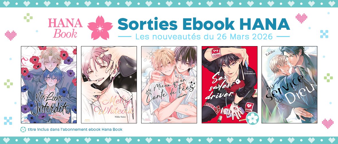 5 nouveaux ebooks disponibles sur Hana Book