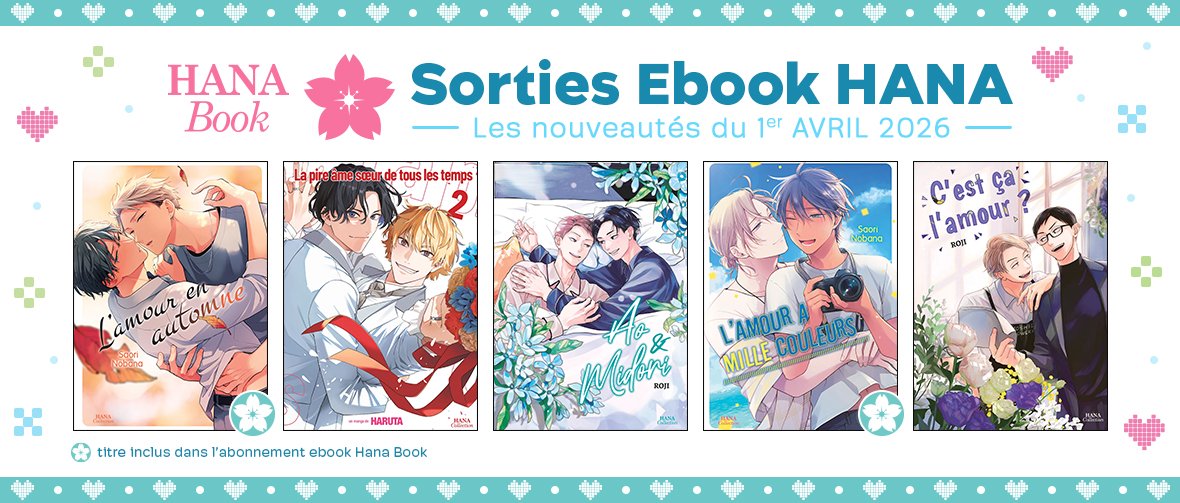 5 nouveaux ebooks disponibles sur Hana Book