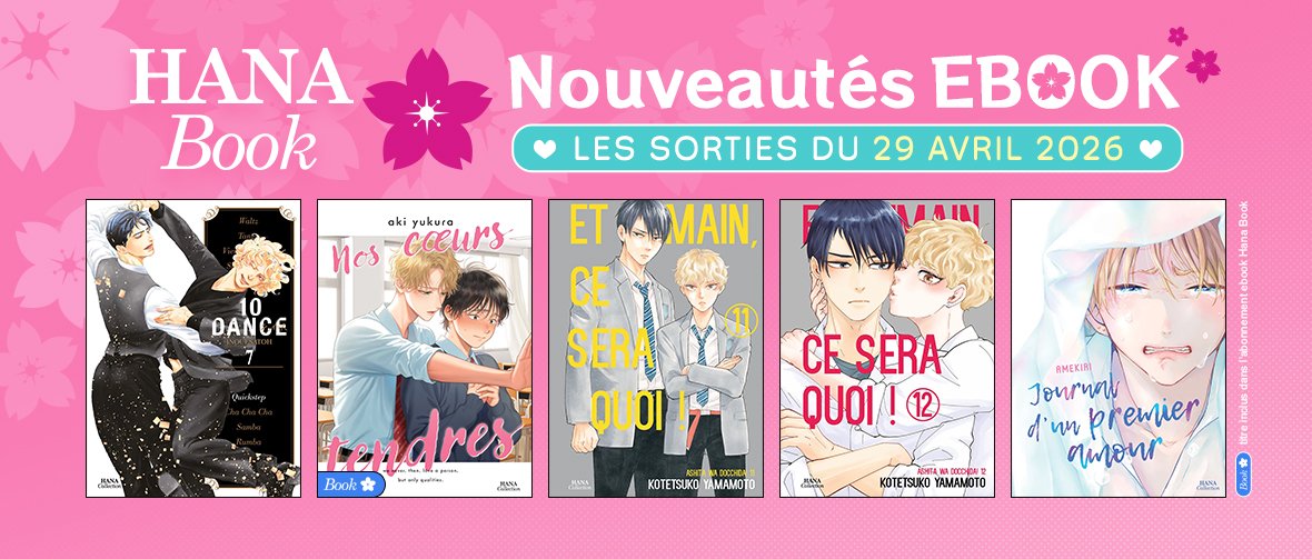5 nouveaux ebooks disponibles sur Hana Book