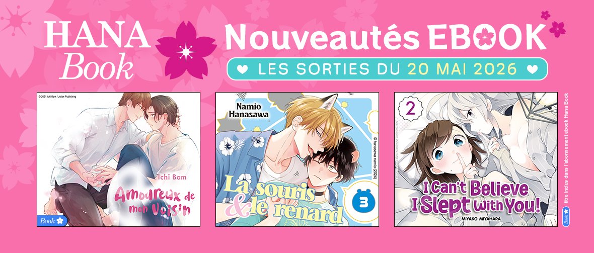 3 nouveaux ebooks disponibles sur Hana Book