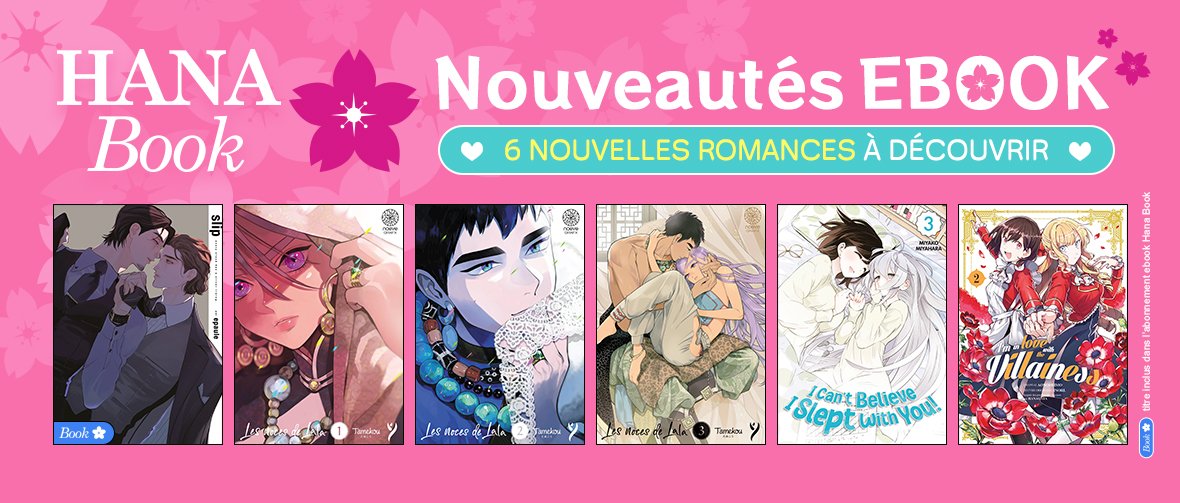 6 nouveaux ebooks disponibles sur Hana Book