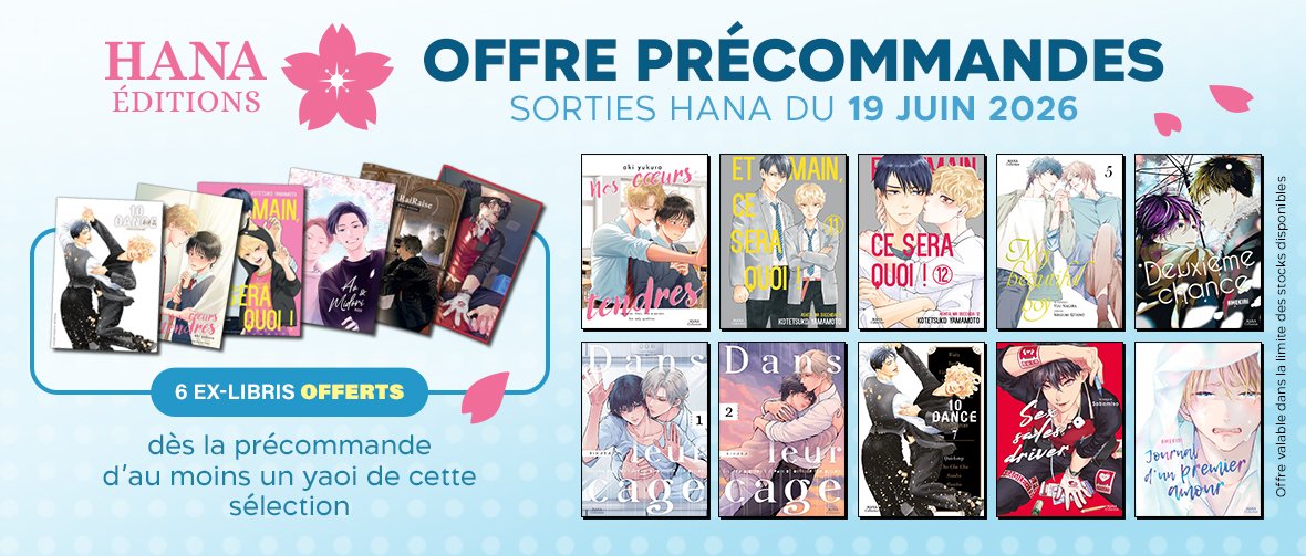 Offre Précommande Hana : 6 ex-libris OFFERTS