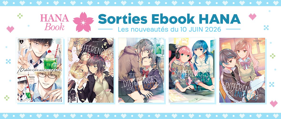 5 nouveaux ebooks disponibles sur Hana Book