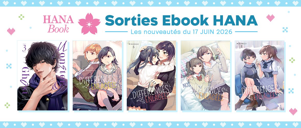 5 nouveaux ebooks disponibles sur Hana Book