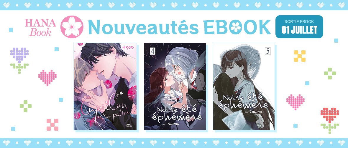 3 nouveaux ebooks disponibles sur Hana Book
