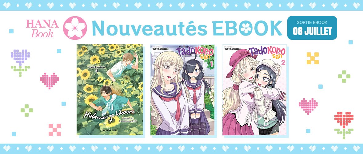 3 nouveaux ebooks disponibles sur Hana Book