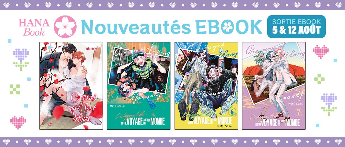 5 nouveaux ebooks disponibles sur Hana Book