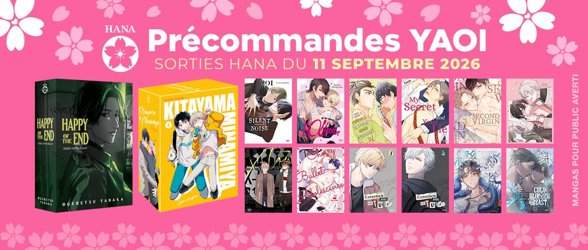 Sorties Septembre : Précommandez les sorties Hana