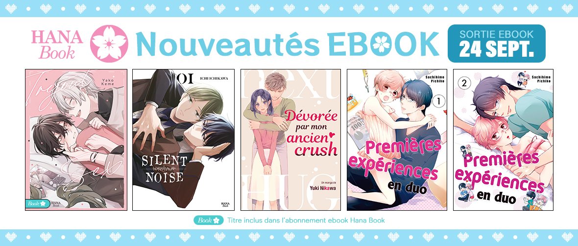 Hana Book : Sorties EBOOK du 24 Septembre