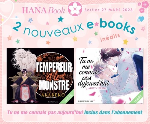 Hana Book : 2 nouveaux ebooks inédits