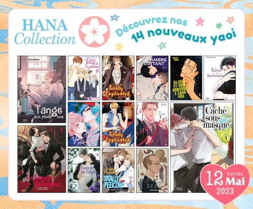 14 nouveaux mangas Hana Yaoi disponibles