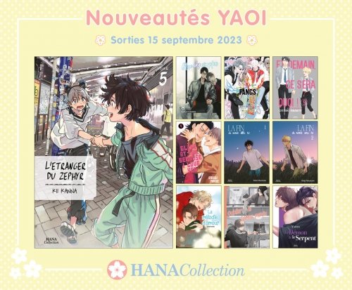 10 nouveaux yaoi Hana Collection disponibles
