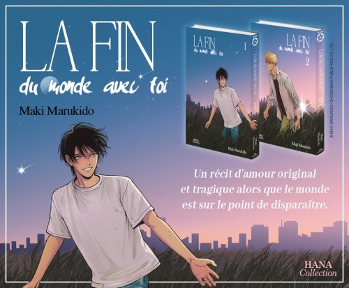 Nouveautés Hana : La fin du monde avec toi Tomes 1 et 2