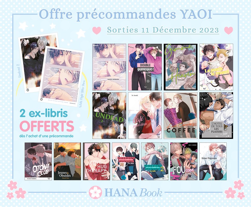 Offre Précommandes Hana : 2 ex-libris OFFERTS