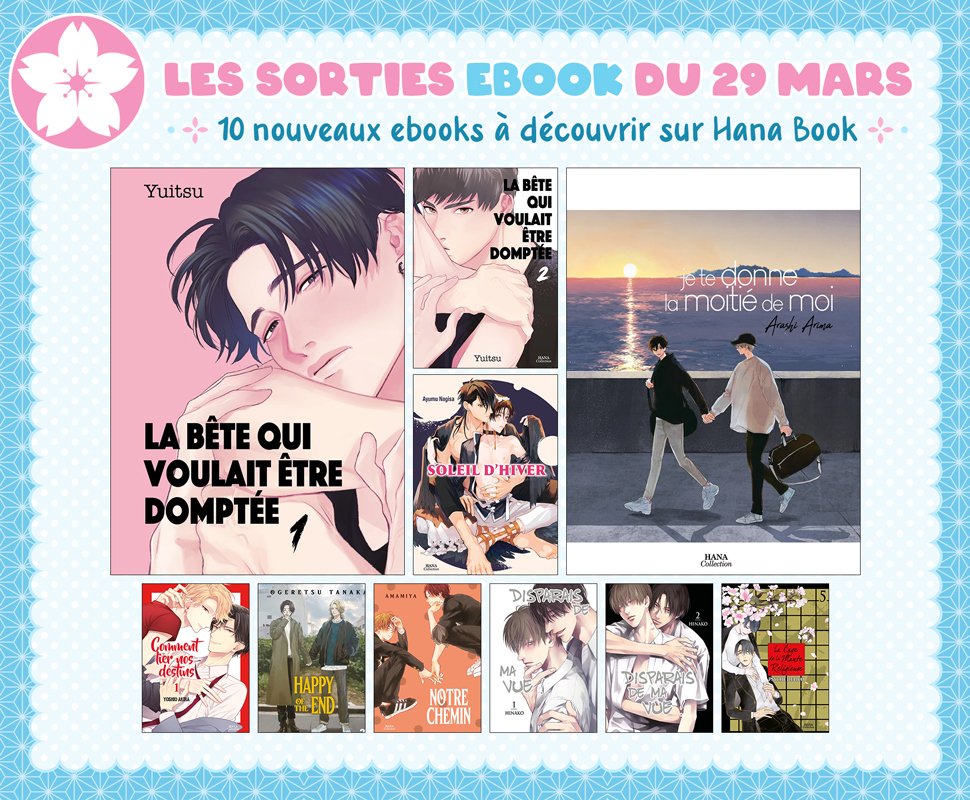 Hana Book : 10 nouveaux ebooks disponibles