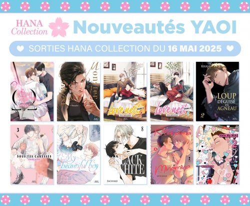 10 nouveaux yaois Hana Collection disponibles