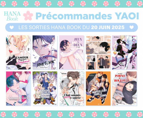 Précommandez les prochaines sorties Hana Book