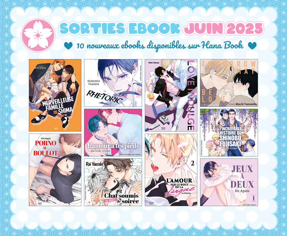 Hana Book JUIN : 10 nouveaux ebooks disponibles