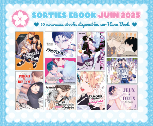 Hana Book JUIN : 10 nouveaux ebooks disponibles
