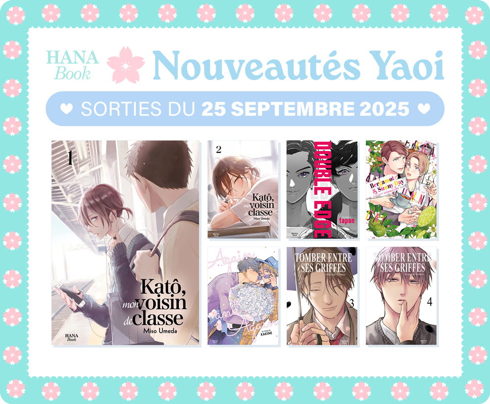 7 nouveaux yaois Hana Book disponibles