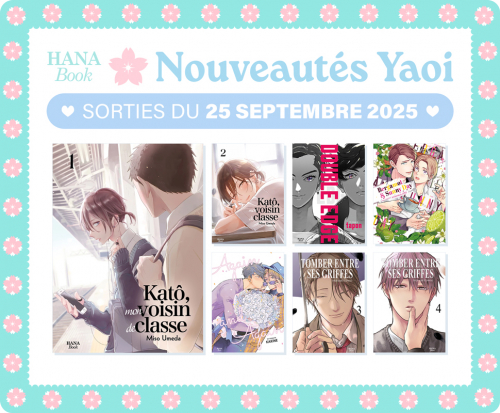 7 nouveaux yaois Hana Book disponibles