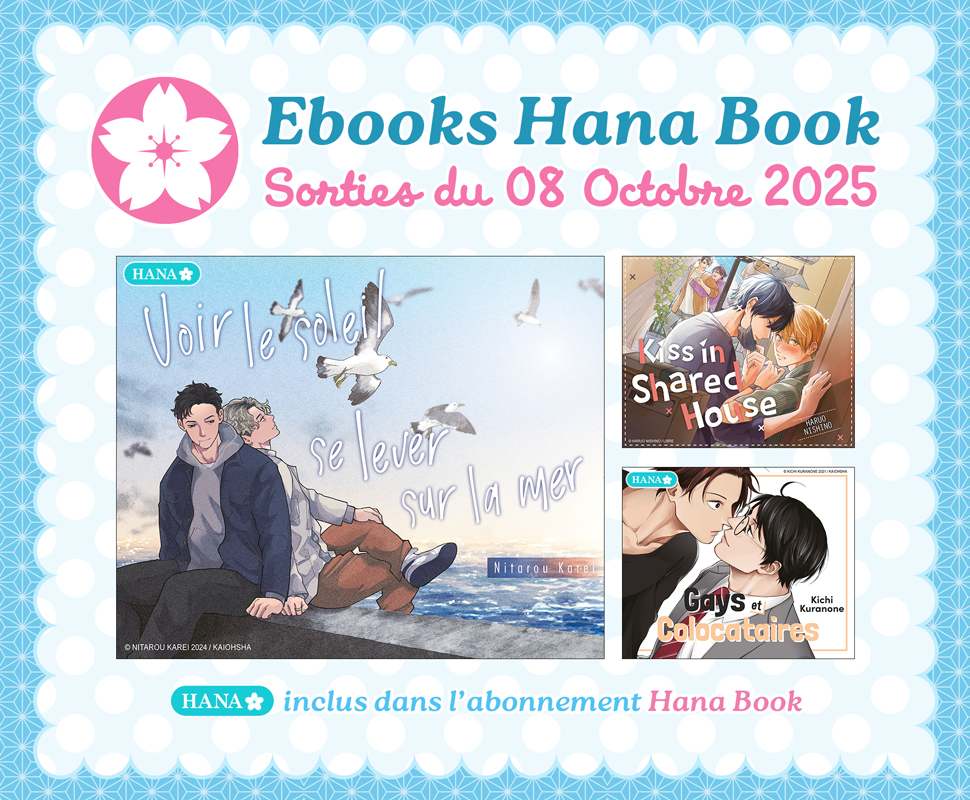 3 nouveaux ebooks disponibles sur Hana Book