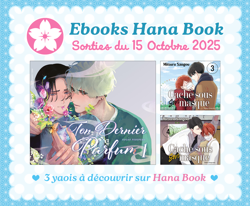 3 nouveaux ebooks disponibles sur Hana Book