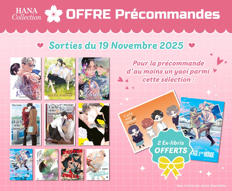 Offre Précommande Hana : 2 ex-libris OFFERTS