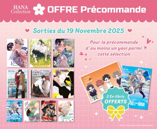 Offre Précommande Hana : 2 ex-libris OFFERTS