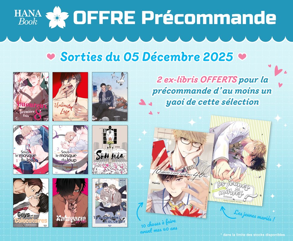 Offre Précommande Hana : 2 ex-libris OFFERTS